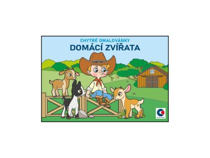 BO507 Omalovánka A5 - Chytré omalovánky - Domácí zvířata