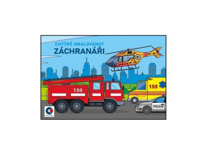 BO511 Omalovánka A5 - Chytré omalovánky - Záchranáři