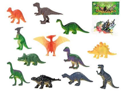 DINO 4-8CM 12KS 12 DRUHŮ V SÁČKU  50786