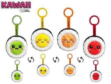 PŘÍVĚŠEK KAWAII BAO KNEDLÍČEK 8CM 4D  90976