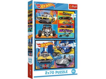 PUZZLE 2V1 HOT WHEELS 2X70D  89034442
