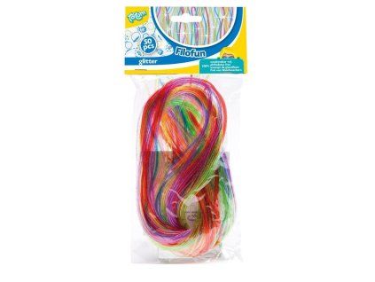 BUŽÍRKY 50KS 80CM GLITTER  T090293