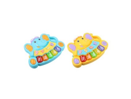 PIÁNO BABY SLON 17X14CM  2 BARVY  W005244