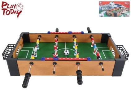 FOTBAL STOLNÍ 40,5X22X7CM DŘEVO+TÁHLA   700068