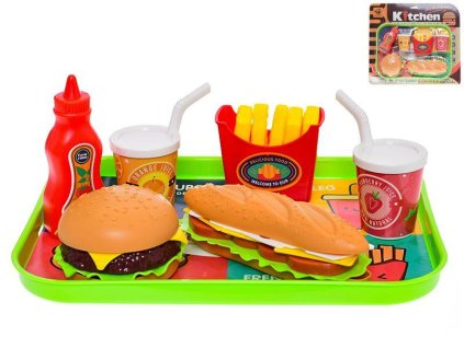 FAST FOOD SET S PODNOSEM 26X19CM  81389
