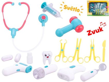 DOKTOR SET NA BATERIE SVĚTLO, ZVUK V KR  98634