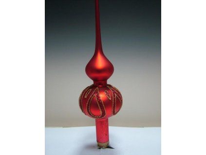 ŠPICE 1KUL-ČERVENÁ MAT, PLAST. DEKOR SLZ 7X28CM 00917-49569