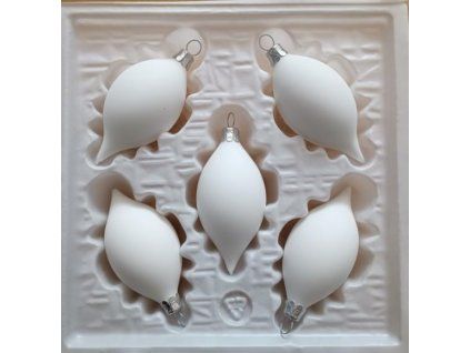 OLIVA BÍLÁ SKOŘÁPKA NEDEKOROVANÁ 5KS 8X4CM 02001-92069