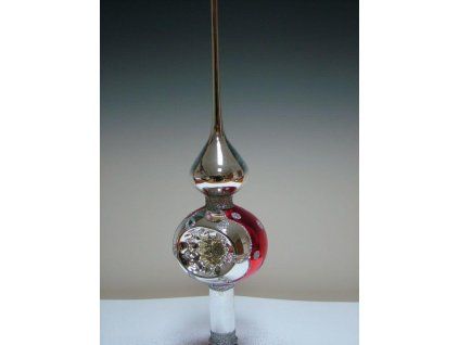 ŠPICE KUL. TLAČ. REFLEKTOR STŘ. ČERVENÁ LESK 00535-44400
