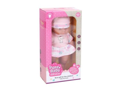 PANENKA 22CM RŮŽOVÁ V KR  W050293