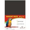 Barevný papír A3 100ks 80g černý 230 190510