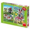 DINO PUZZLE 2X48 DÍLŮ KRTEK SE RADUJE  381575