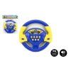 VOLANT 20CM MODRÝ PLAST NA BATERIE SE ZVUKEM  00312934