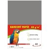 Barevný papír A3 100ks 80g šedý 230 190590