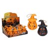DEKORACE HALLOWEEN DÝNĚ SVÍTÍCÍ 11X6,5CM 2 BARVY  W041169