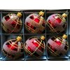 KOULE TM. BORDO LESK DEKOR 6KS 7CM 02070-97809