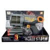PISTOLE NA PĚNOVÉ NÁBOJE 17CM 5 NÁBOJŮ  W047337